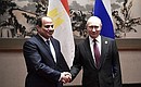 With President of the Arab Republic of Egypt Abdel Fattah el-Sisi.