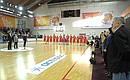 Сергей Иванов принял участие в открытии Матча звёзд Международной студенческой баскетбольной лиги.