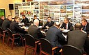 Meeting on the effective use of Olympic facilities after the 2014 Olympic and Paralympic Winter Games in Sochi.