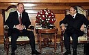 Conversation with President of Algeria Abdelaziz Bouteflika.