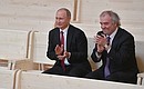 During a visit to a new concert hall in Repino, on the initiative of Mariinsky Theater Artistic and General Director Valery Gergiev.