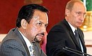 Statements for the press after bilateral talks between Russia and Brunei.