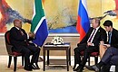 Встреча с Президентом ЮАР Джейкобом Зумой.