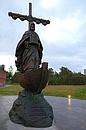 Памятник основателю Коневского Рождество-Богородичного монастыря.