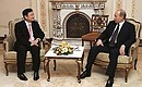 Meeting with acting Prime Minister of Thailand Thaksin Shinawat.