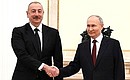 Meeting with President of Azerbaijan Ilham Aliyev. Photo: Pavel Bednyakov, RIA Novosti