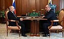 Встреча с главой Карачаево-Черкесии Рашидом Темрезовым.