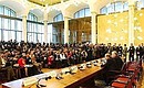 Совместная пресс-конференция с Президентом Молдавии Владимиром Ворониным по итогам заседания Совета глав государств СНГ.