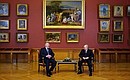 С Президентом Белоруссии Александром Лукашенко. Фото: Алексей Даничев, РИА «Новости»