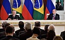 Заявления для прессы по итогам российско-бразильских переговоров.