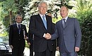 With Prime Minister of Italy Mario Monti.