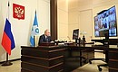 В ходе заседания Совета глав государств – участников Содружества Независимых Государств (в режиме видеоконференции).