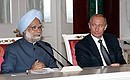 Пресс-конференция по завершении российско-индийских переговоров.