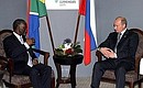 Встреча с Президентом ЮАР Табо Мбеки.