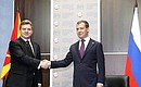 С Президентом Македонии Георге Ивановым.