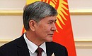 President of Kyrgyzstan Almazbek Atambayev.
