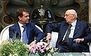 С Президентом Италии Джорджо Наполитано.