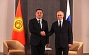 C Президентом Киргизии Садыром Жапаровым. Фото ТАСС