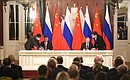 As part of Xi Jinping's state visit, Russia and China signed the package of documents. Photo: Vladimir Astapkovich, RIA Novosti