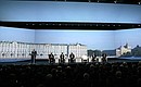 Выступление на пленарном заседании XIX Петербургского международного экономического форума. Фото ТАСС