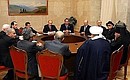 Встреча с представителями религиозных общин Азербайджана.