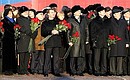 Церемония открытия памятника первому Президенту России Борису Ельцину.