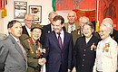 Meeting with Russian and Chinese World War II veterans.