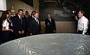 С Председателем Совета министров Италии Маттео Ренци во время посещения павильона России на Всемирной универсальной выставке «ЭКСПО-2015».