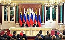 Press statement following Russian-Venezuelan talks.