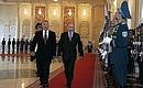 Церемония официальной встречи Президента России Владимира Путина.