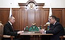 Working meeting with Novgorod Region Governor Andrei Nikitin.