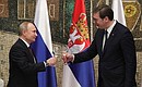 С Президентом Сербии Александром Вучичем.