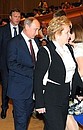 Vladimir and Lyudmila Putin attended Esmeralda ballet at State Kremlin Palace.