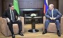 With President of Turkmenistan Gurbanguly Berdimuhamedov