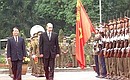 Официальная церемония встречи Президентом Вьетнама Чан Дык Лыонгом.