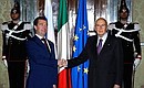 With President of Italy Giorgio Napolitano.