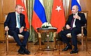 С Президентом Турецкой Республики Реджепом Тайипом Эрдоганом. Фото: Сергей Гунеев, РИА «Новости»
