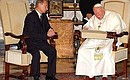 President Putin with Pope John Paul II.
