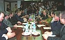 President Putin meeting with Ricardo Alarcon, President of the Cuban National Assembly (Parliament), and members of Parliament.