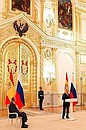 Церемония вручения Королю Испании Хуану Карлосу I Государственной премии Российской Федерации за выдающиеся достижения в области гуманитарной деятельности 2010 года.