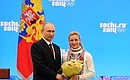 Tatyana Volosozhar, who won two gold medals in figure skating, was awarded the Order for Services to the Fatherland IV degree.