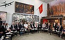 Meeting with Great Patriotic War veterans and representatives of military-patriotic organisations.