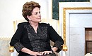 New Development Bank President Dilma Rousseff. Photo: Alexei Danichev, RIA Novosti