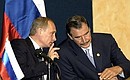 Совместная пресс-конференция Президента России Владимира Путина и Президента Мексики Висенте Фокса.
