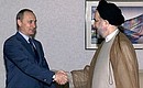 President Putin with Iranian President Mohammad Khatami.