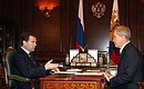С губернатором Белгородской области Евгением Савченко.