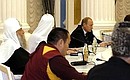 На заседании Совета по взаимодействию с религиозными организациями при Президенте России.