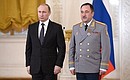Lieutenant General Yury Yarovitsky is awarded the Order of St George, IV degree.