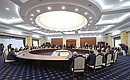 Russia-Kyrgyzstan talks in an expanded format.