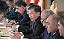 Russian-Uzbekistani talks in expanded format.